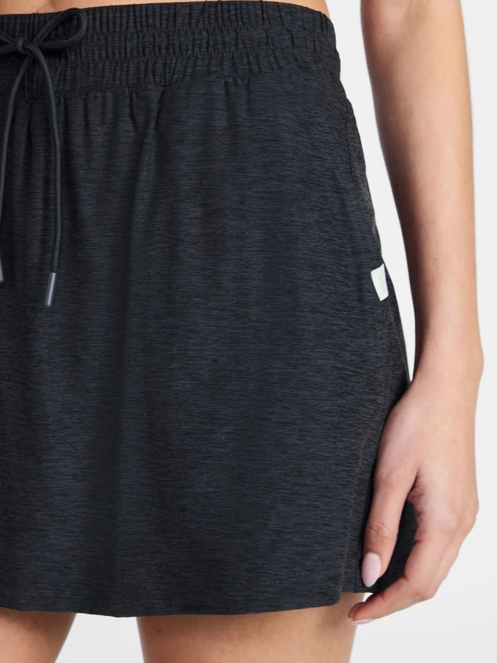 Athletic Works Women’s Charcoal Drawstring Active Skort - NEW - Picture 3 of 5